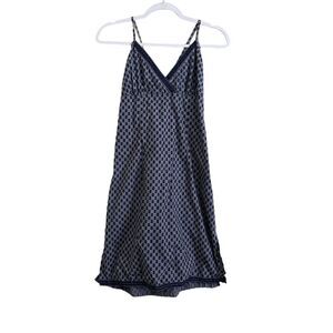 Vintage Speedlimit MPH Spaghetti‎ Strap Dress Women's M Blue 90's Floral